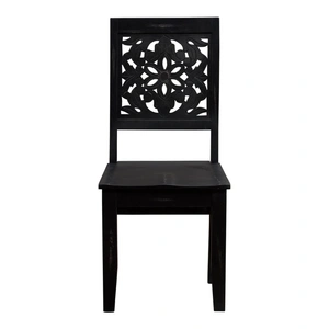Liberty Furniture Trellis Lane Wood Accent Chair, Black (Set of 2)