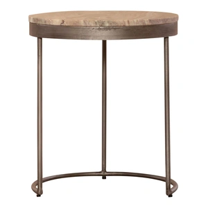 Liberty Furniture Eclipse Round Marble/Metal Top Nesting Tables, Graystone