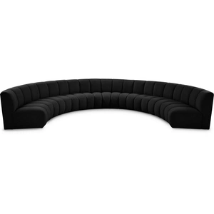 Meridian Furniture Infinity 183-inch 7-Piece Boucle Fabric Sectional Sofa