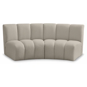 Meridian Furniture Infinity Boucle Fabric Loveseat
