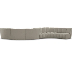 Meridian Furniture Infinity 217-inch 6-Piece Boucle Fabric Sectional Sofa