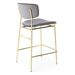 Calligaris Fifties Fabric/Metal Customizable Counter Stool (Set of 2)