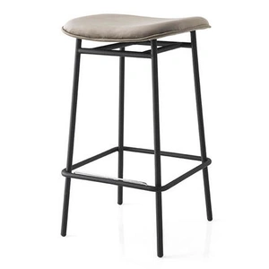 Calligaris Fifties Fabric/Metal Customizable Counter Backless Stool (Set of 2)