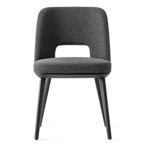 Calligaris Foyer Fabric/Wood Customizable Upholstered Open-Back Dining Chair (Set of 4)