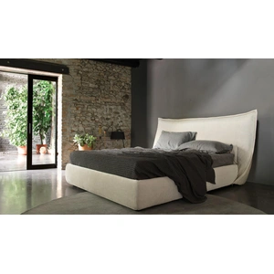 Calligaris Softly Fabric/Wood Platform Bed