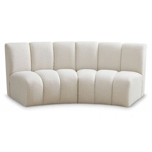 Meridian Furniture Infinity Boucle Fabric Loveseat