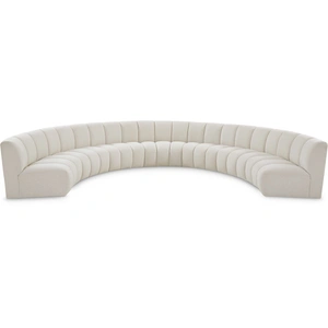 Meridian Furniture Infinity 183-inch 7-Piece Boucle Fabric Sectional Sofa