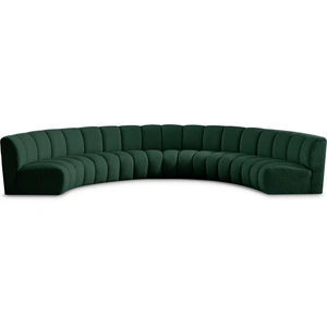 Meridian Furniture Infinity 174-inch 6-Piece Boucle Fabric Sectional Sofa
