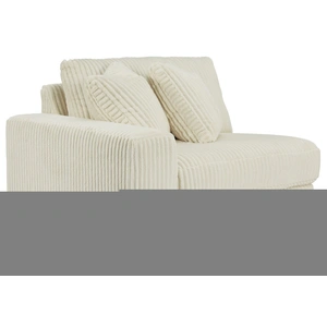 Ashley Furniture Lindyn 3-Piece Polyester L-Shaped Sectional Sofa w/Right Arm Chaise Facing