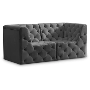 Meridian Furniture Tuft 70-inch Velvet Modular Sofa