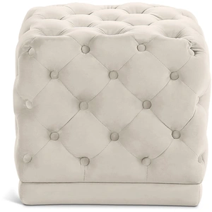 Meridian Furniture Stella Velvet Ottoman/Stool