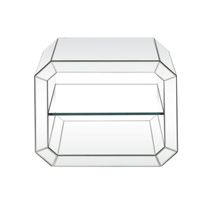 ACME Glam Meria 97938 Mirrored/Glass Accent Table