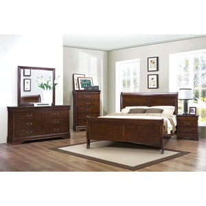 Homelegance Mayville Wood Sleigh Panel Bedroom Set