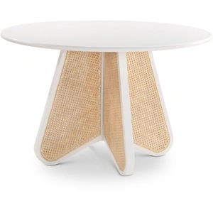 Meridian Furniture Butterfly 48-inch Round Oak Veneer Dining Table