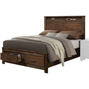 ACME Merrilee Storage Panel Bedroom Set, Oak