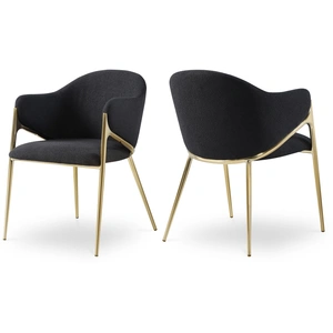 Meridian Furniture Nial Boucle Fabric Dining Chair (Set of 2)