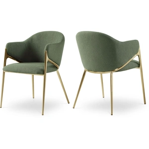 Meridian Furniture Nial Boucle Fabric Dining Chair (Set of 2)
