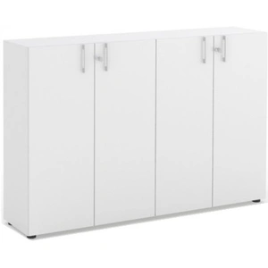NARBUTAS Nova Basic Office Lockable Cabinet w/4 Doors & 4 Shelves