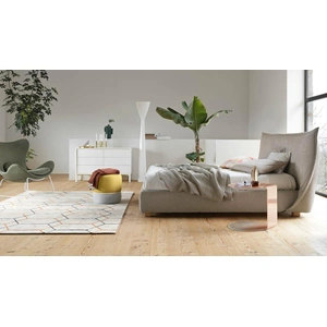 Calligaris Softly Fabric/Wood Platform Bed