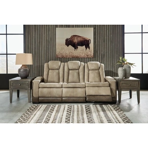 Ashley Furniture Ashley Next-Gen Durapella Polyester/PU Dual Power Reclining Sofa