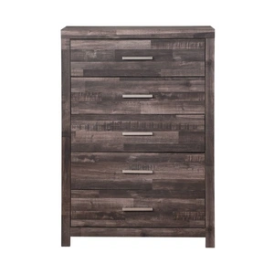 ACME Juniper Wood Chest w/5 Drawers, Dark Oak
