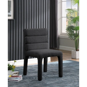 Meridian Furniture Kai Boucle Fabric Dining Chair (Set of 2)