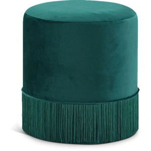 Meridian Furniture Teddy Velvet Ottoman/Stool