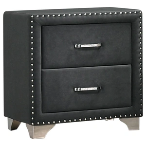 Coaster Melody Velvet Nightstand w/2 Drawers