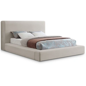 Meridian Furniture Devin Linen Fabric Bed