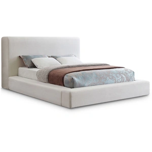 Meridian Furniture Devin Linen Fabric Bed
