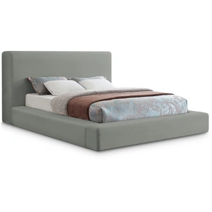 Meridian Furniture Devin Linen Fabric Bed