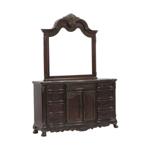 Homelegance Deryn Park Wood/Wood Veneer Dresser, Cherry