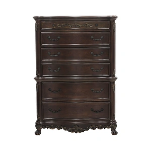 Homelegance Deryn Park Wood/Wood Veneer Chest, Cherry