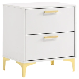 Coaster Kendall MDF Nightstand w/2 Drawers, Black