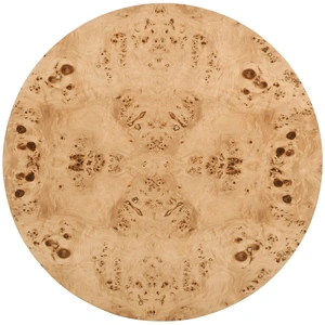 Meridian Furniture Burl 36-inch Round Ash Burl Wood Coffee Table