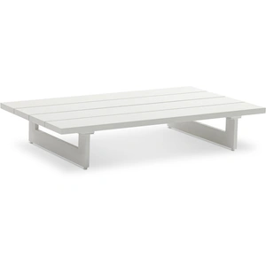 Meridian Furniture Maldives 55-inch Rectangular Outdoor Patio Aluminum Coffee Table
