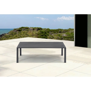 Meridian Furniture Maldives 47-inch Rectangular Outdoor Patio Aluminum Coffee Table