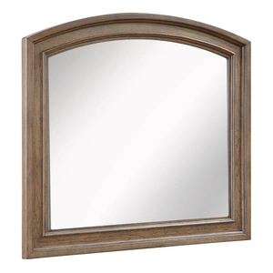 Homelegance Bethel Wood Veneer Arched-Top Mirror