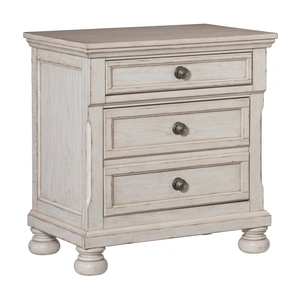 Homelegance Bethel Wood Veneer 3-Drawer Night Stand