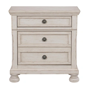Homelegance Bethel Wood Veneer 3-Drawer Night Stand
