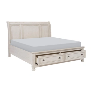 Homelegance Bethel Wood Veneer Storage Sleigh Bed