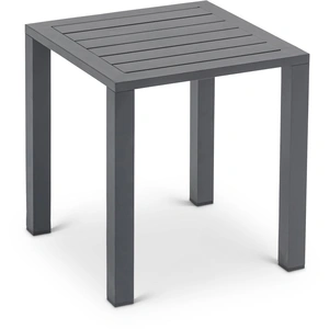 Meridian Furniture Maldives 16.5-inch Square Outdoor Patio Square Aluminum End Table