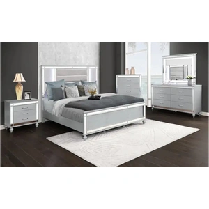 Bella Furniture SM Calipso Wood Nightstand w/3 Drawers