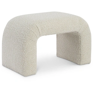 Meridian Furniture Niagara 28-inch Boucle Fabric Bench