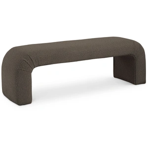 Meridian Furniture Niagara 52-inch Boucle Fabric Bench