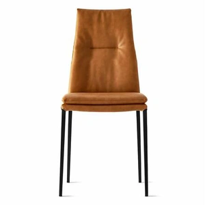 Calligaris Carmen Fabric/Metal Customizable Upholstered Dining Chair (Set of 4)