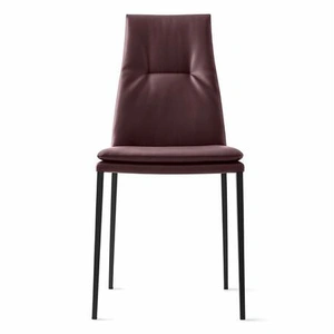 Calligaris Carmen Fabric/Metal Customizable Upholstered Dining Chair (Set of 4)