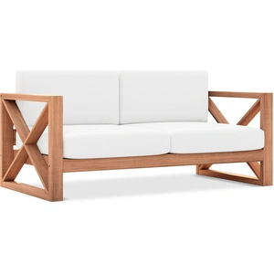 Meridian Furniture Anguilla 65-inch Outdoor Patio Waterproof Fabric Loveseat