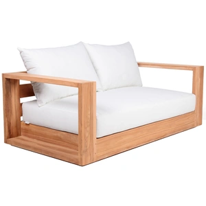 Meridian Furniture Tulum 63-inch Outdoor Patio Waterproof Fabric Sofa