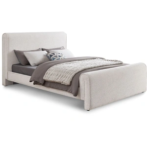 Meridian Furniture Stylus Boucle Fabric Bed